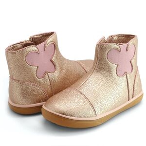 Livie and Luca Gold Boots, Size 3